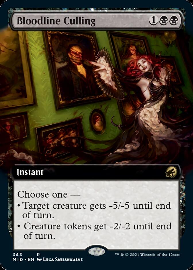 Bloodline Culling (Extended) [Innistrad: Midnight Hunt] | KingTCG.ca