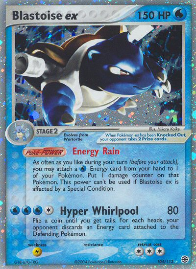 Blastoise ex (104/112) [EX: FireRed & LeafGreen] | KingTCG.ca