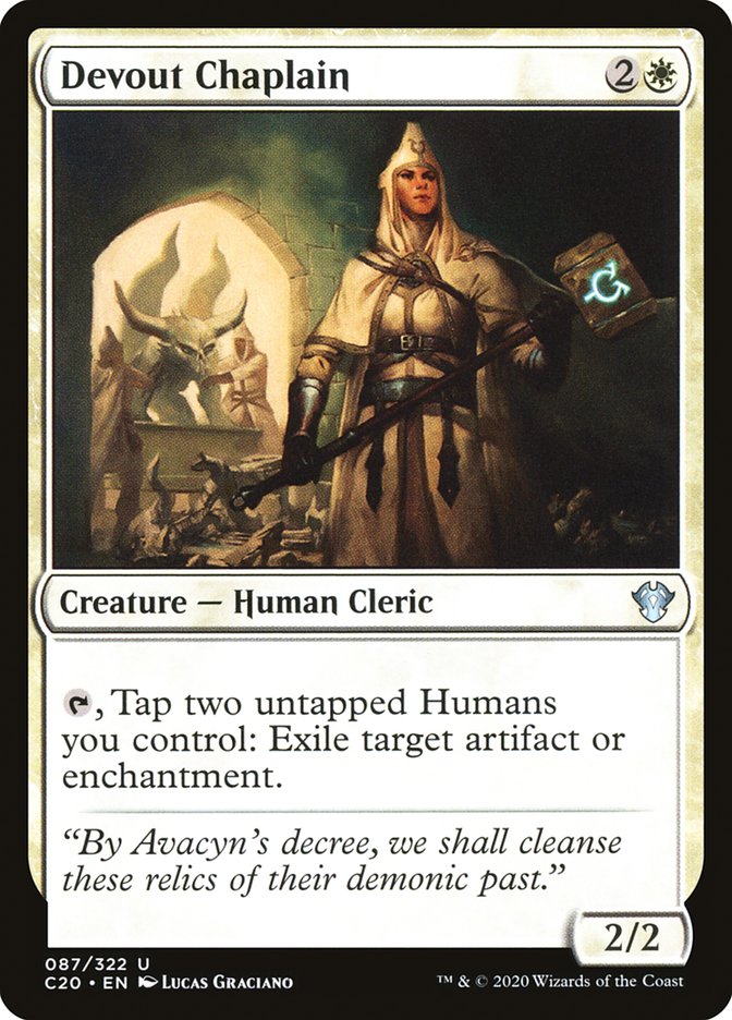 Devout Chaplain [Commander 2020] | KingTCG.ca