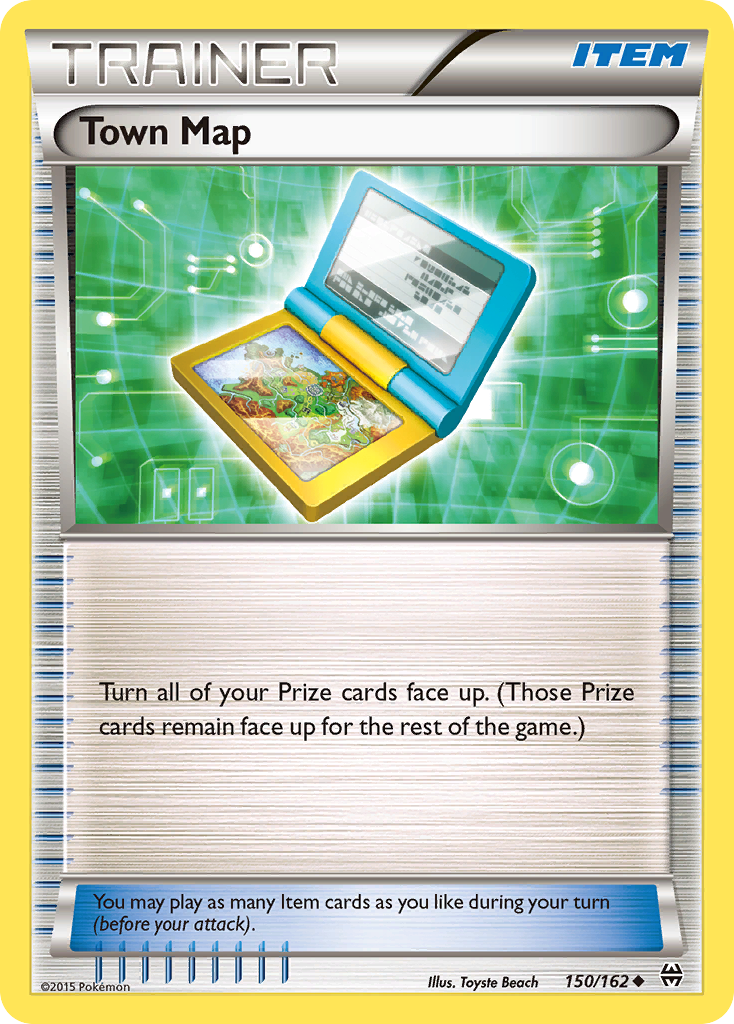 Town Map (150/162) [XY: BREAKthrough] | KingTCG.ca