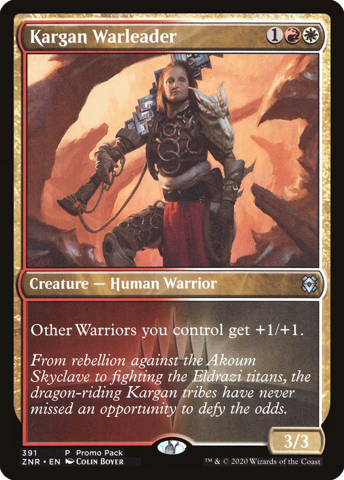 Kargan Warleader (Promo Pack) [Zendikar Rising Promos] | KingTCG.ca