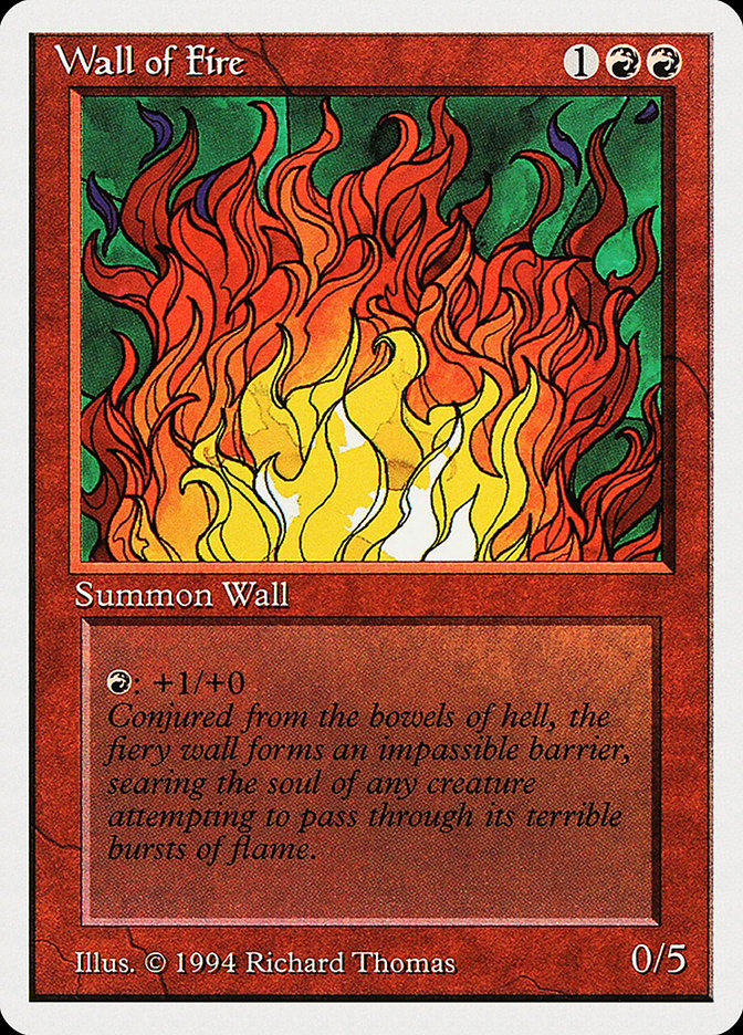 Wall of Fire [Summer Magic / Edgar] | KingTCG.ca