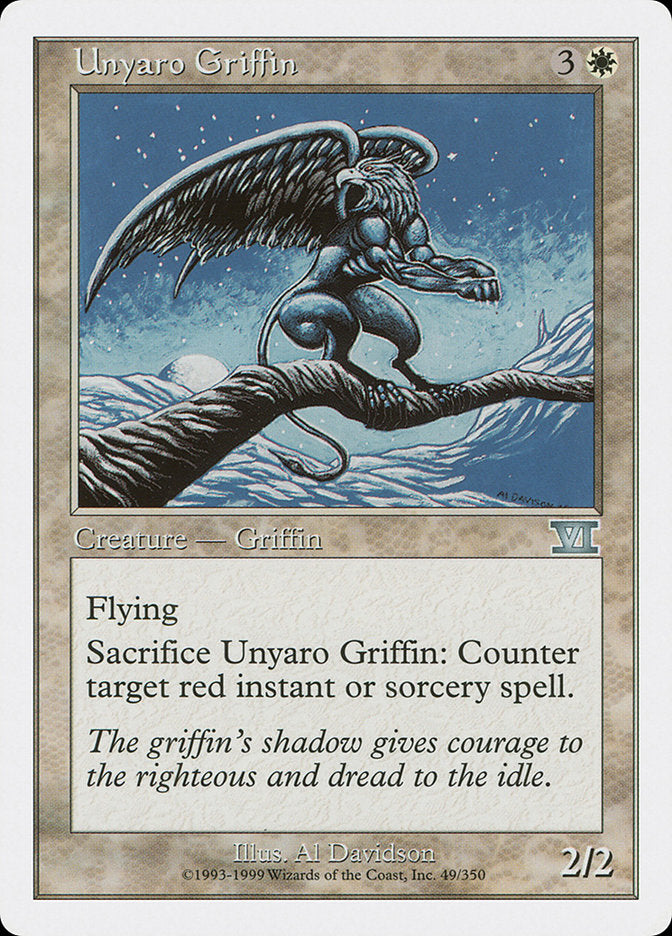 Unyaro Griffin [Classic Sixth Edition] | KingTCG.ca