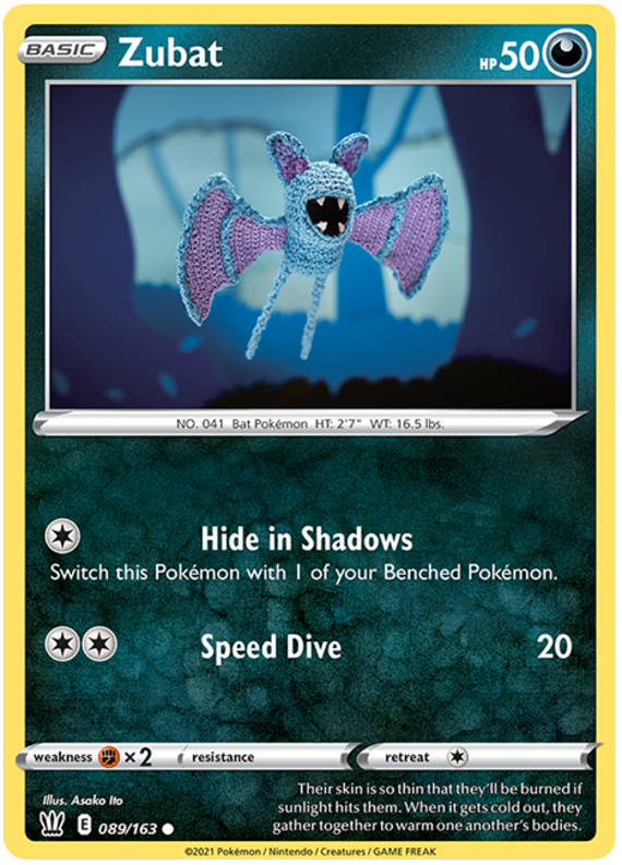 Zubat (089/163) [Sword & Shield: Battle Styles] | KingTCG.ca