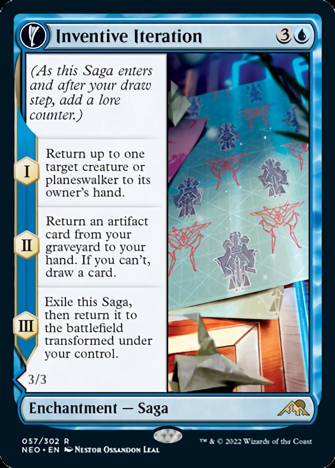 Inventive Iteration // Living Breakthrough [Kamigawa: Neon Dynasty] | KingTCG.ca