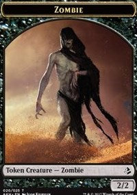 Zombie // Trueheart Duelist Token [Amonkhet Tokens] | KingTCG.ca