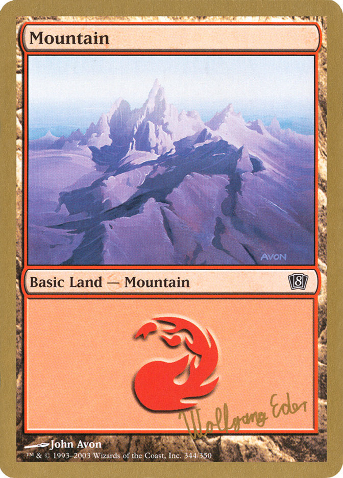 Mountain (Wolfgang Eder) [World Championship Decks 2003] | KingTCG.ca