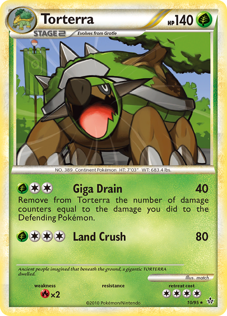 Torterra (10/95) [HeartGold & SoulSilver: Unleashed] | KingTCG.ca