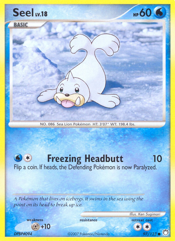 Seel (97/123) [Diamond & Pearl: Mysterious Treasures] | KingTCG.ca