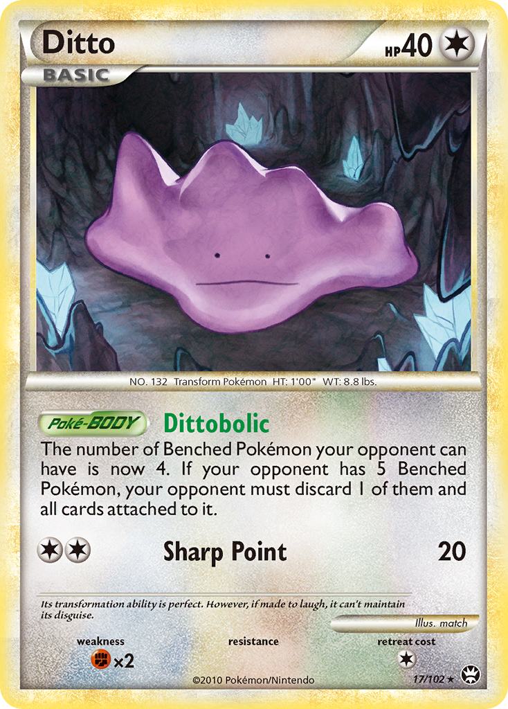 Ditto (17/102) [HeartGold & SoulSilver: Triumphant] | KingTCG.ca