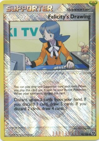 Felicity's Drawing (98/106) (League Promo) [Diamond & Pearl: Great Encounters] | KingTCG.ca