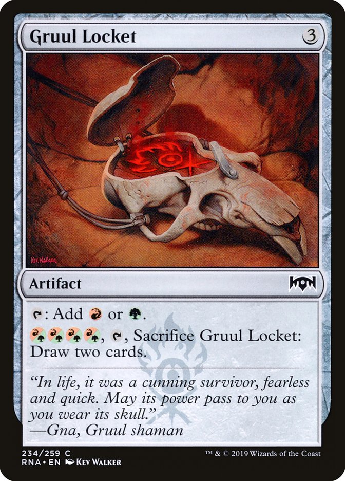 Gruul Locket [Ravnica Allegiance] | KingTCG.ca