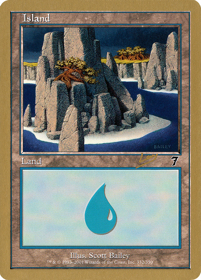 Island (rl332) (Raphael Levy) [World Championship Decks 2002] | KingTCG.ca