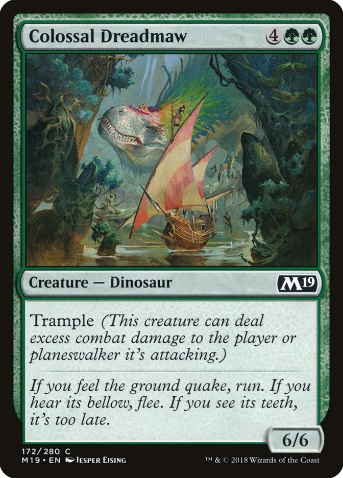 Colossal Dreadmaw [Core Set 2019] | KingTCG.ca