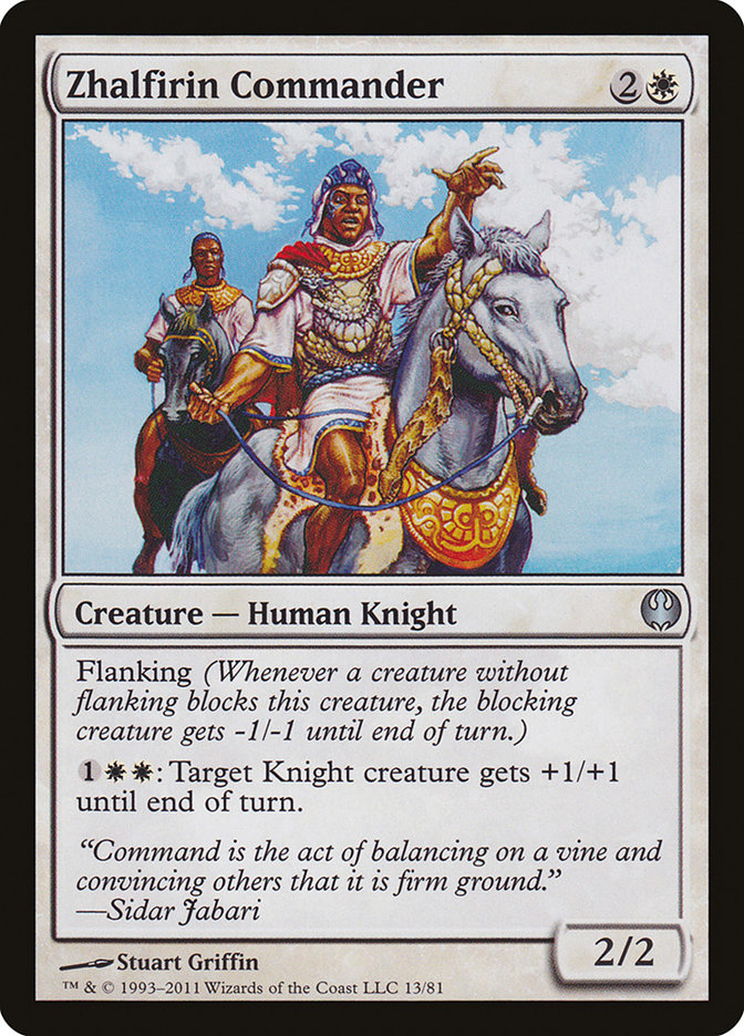 Zhalfirin Commander [Duel Decks: Knights vs. Dragons] | KingTCG.ca