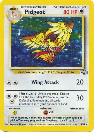 Pidgeot (8/64) [Jungle] | KingTCG.ca