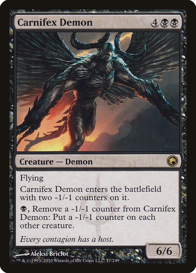 Carnifex Demon [Scars of Mirrodin] | KingTCG.ca