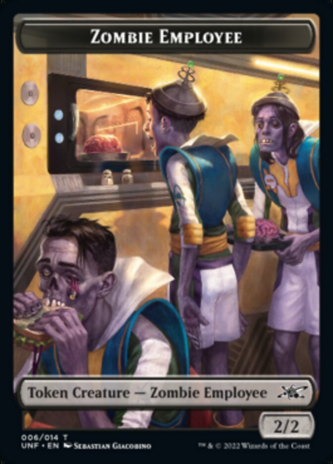 Zombie Employee Token [Unfinity Tokens] | KingTCG.ca