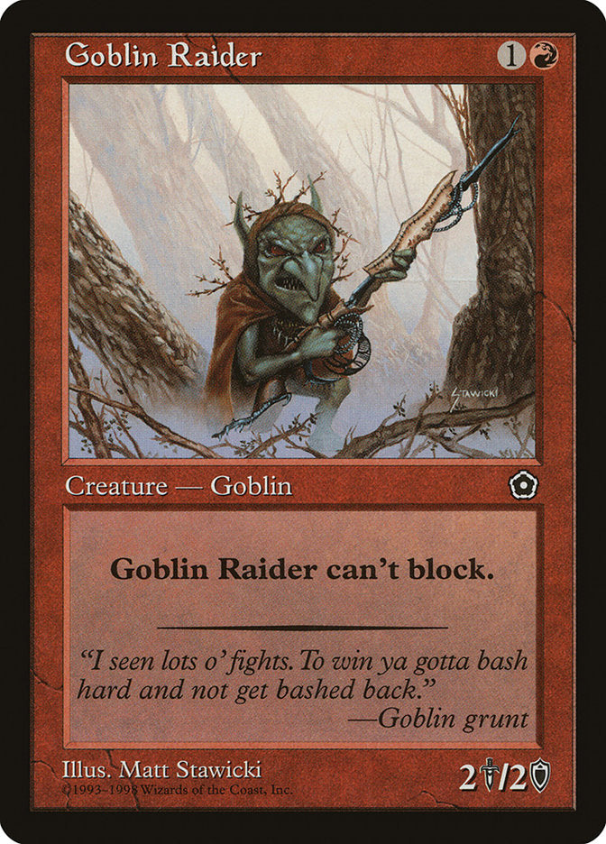 Goblin Raider [Portal Second Age] | KingTCG.ca