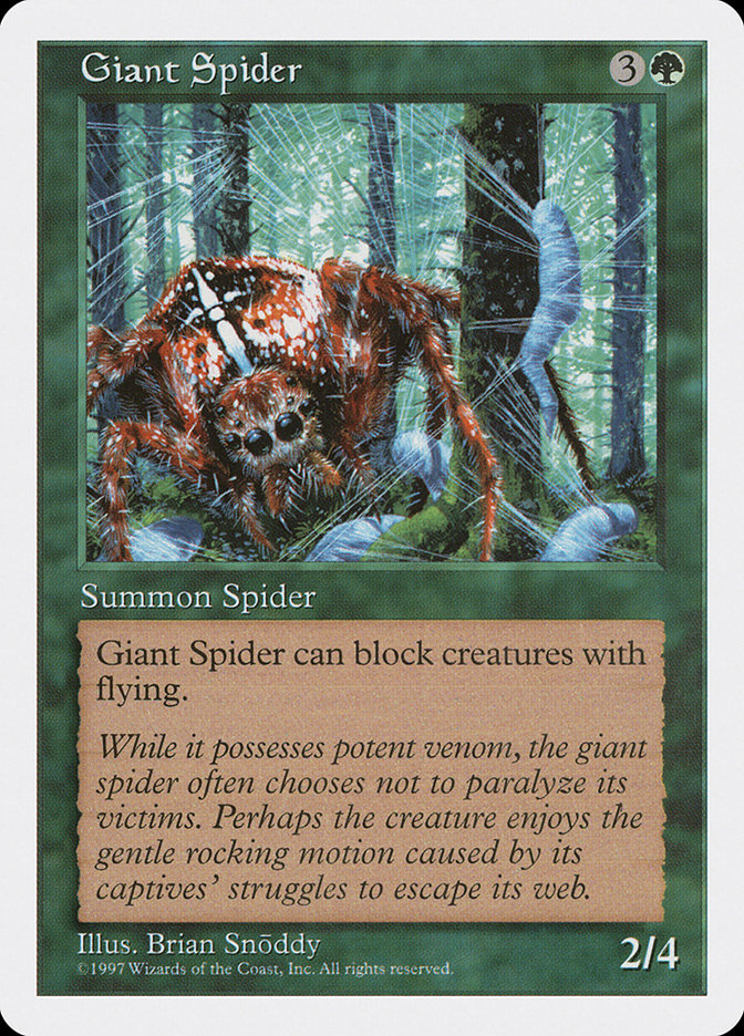 Giant Spider [Fifth Edition] | KingTCG.ca