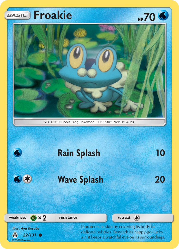 Froakie (22/131) [Sun & Moon: Forbidden Light] | KingTCG.ca