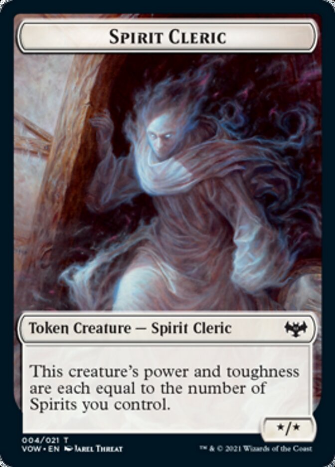 Spirit Cleric Token [Innistrad: Crimson Vow Tokens] | KingTCG.ca