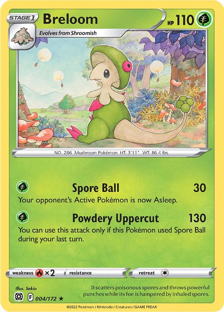 Breloom (004/172) [Sword & Shield: Brilliant Stars] | KingTCG.ca