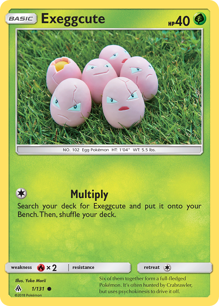 Exeggcute (1/131) [Sun & Moon: Forbidden Light] | KingTCG.ca