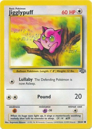 Jigglypuff (54/64) [Jungle] | KingTCG.ca