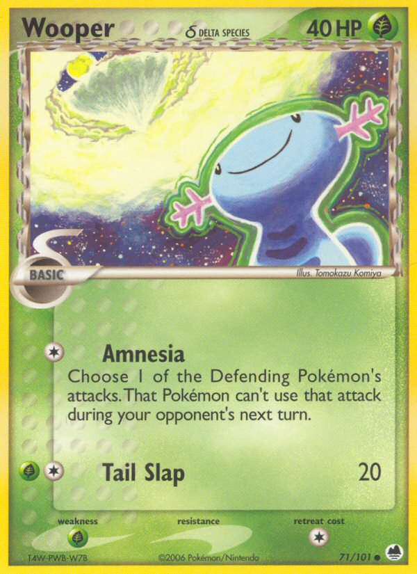 Wooper (71/101) (Delta Species) [EX: Dragon Frontiers] | KingTCG.ca