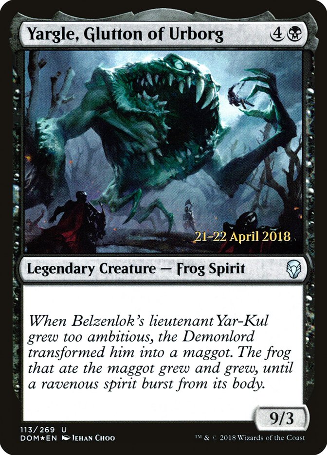 Yargle, Glutton of Urborg  [Dominaria Prerelease Promos] | KingTCG.ca