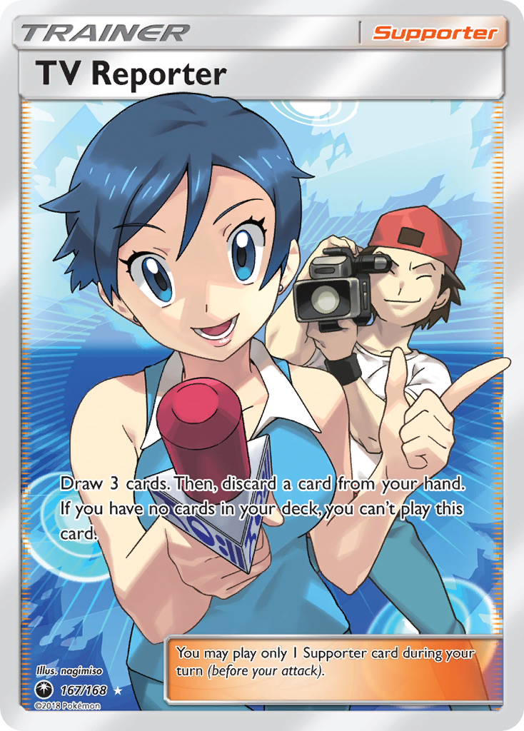 TV Reporter (167/168) [Sun & Moon: Celestial Storm] | KingTCG.ca