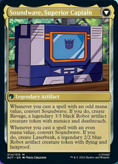 Soundwave, Sonic Spy // Soundwave, Superior Captain [Universes Beyond: Transformers] | KingTCG.ca