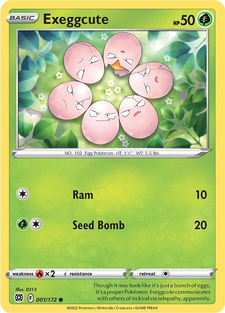 Exeggcute (001/172) [Sword & Shield: Brilliant Stars] | KingTCG.ca