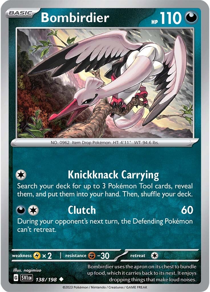 Bombirdier (138/198) [Scarlet & Violet: Base Set] | KingTCG.ca