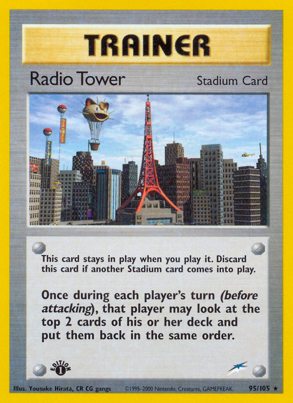 Radio Tower (95/105) [Neo Destiny 1st Edition] | KingTCG.ca