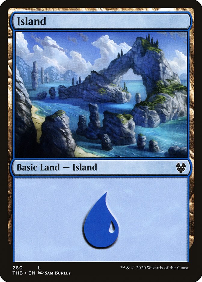 Island (280) [Theros Beyond Death] | KingTCG.ca