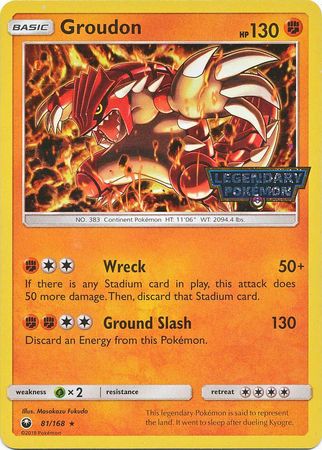 Groudon (81/168) (Cosmos Holo Gamestop Promo) [Sun & Moon: Celestial Storm] | KingTCG.ca