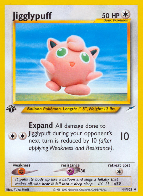 Jigglypuff (44/105) [Neo Destiny 1st Edition] | KingTCG.ca