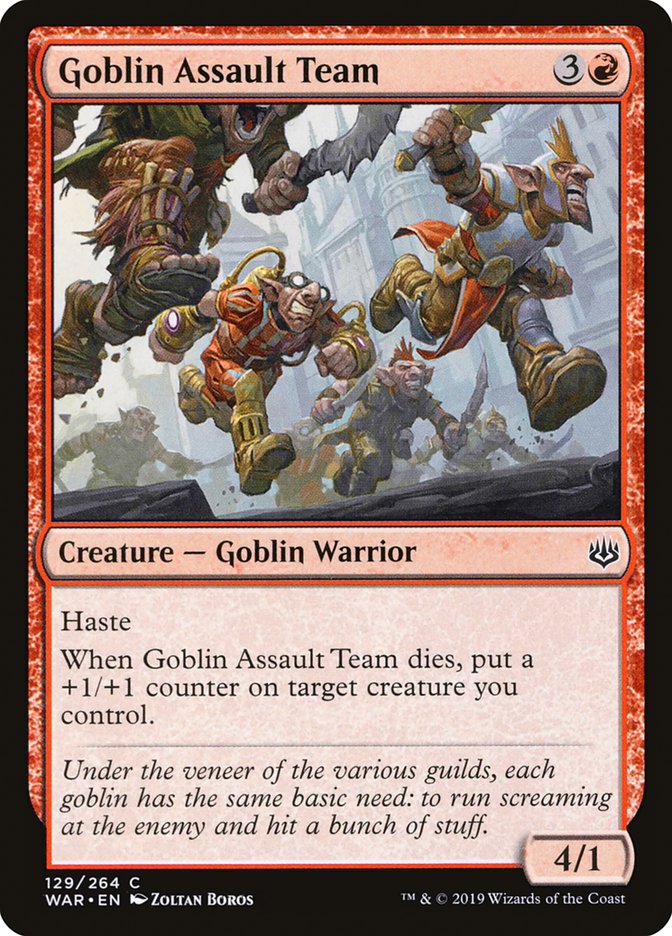 Goblin Assault Team [War of the Spark] | KingTCG.ca