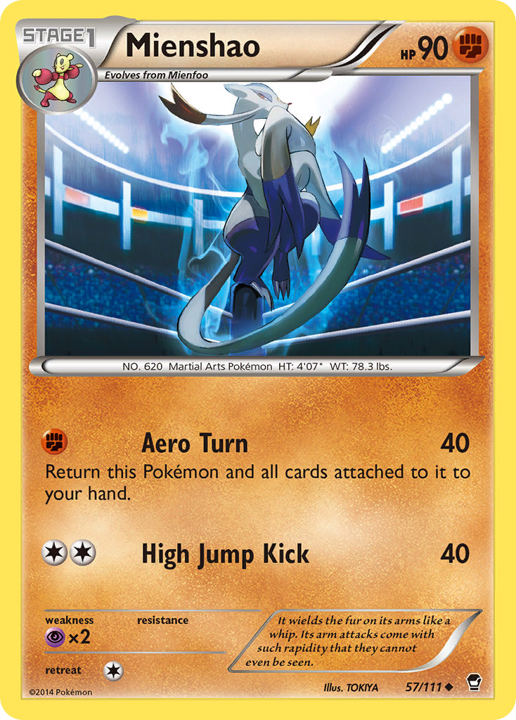 Mienshao (57/111) [XY: Furious Fists] | KingTCG.ca