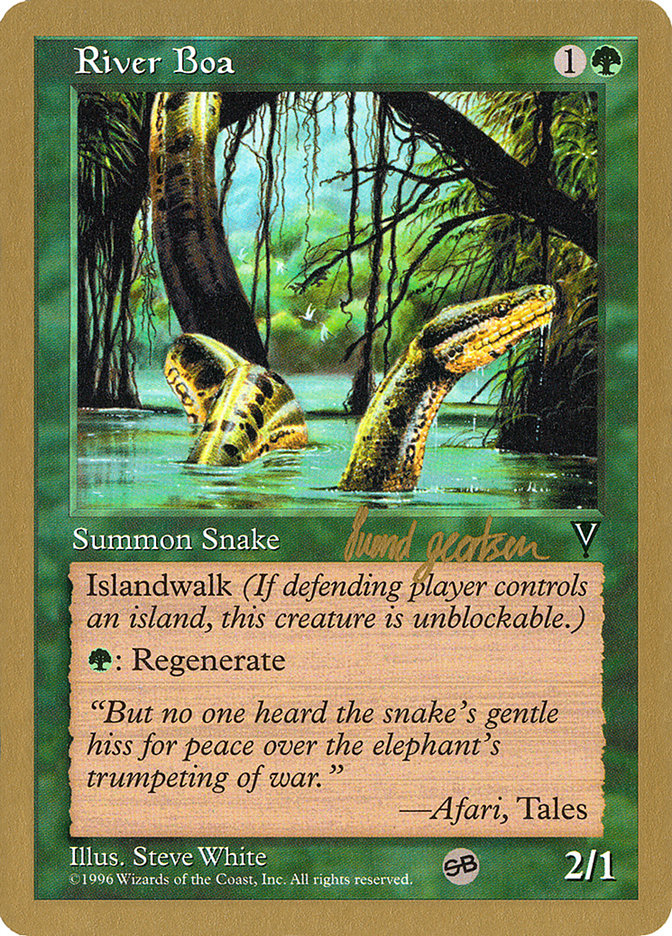 River Boa (Svend Geertsen) (SB) [World Championship Decks 1997] | KingTCG.ca