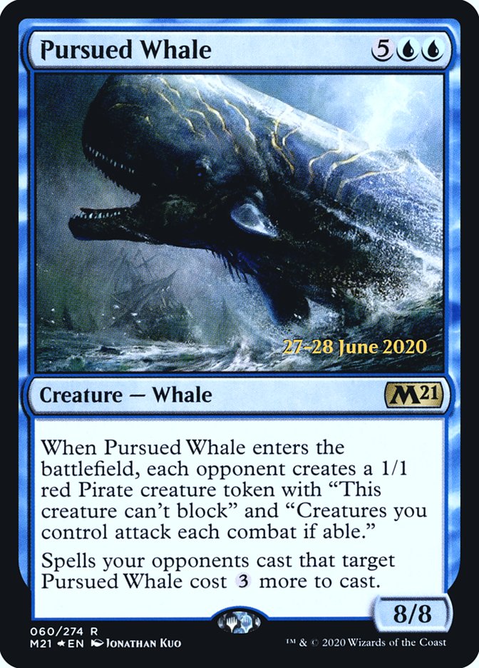 Pursued Whale  [Core Set 2021 Prerelease Promos] | KingTCG.ca