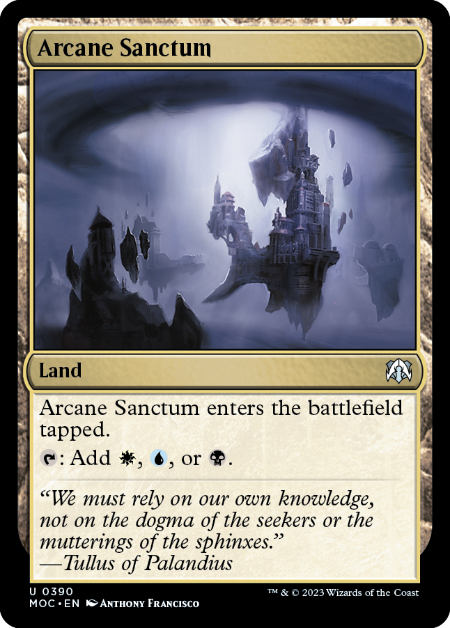 Arcane Sanctum [March of the Machine Commander] | KingTCG.ca