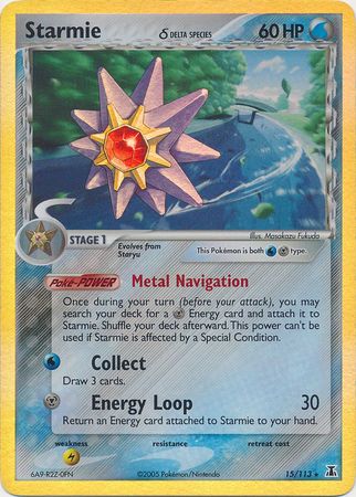 Starmie (15/113) (Delta Species) (Stamped) [EX: Delta Species] | KingTCG.ca