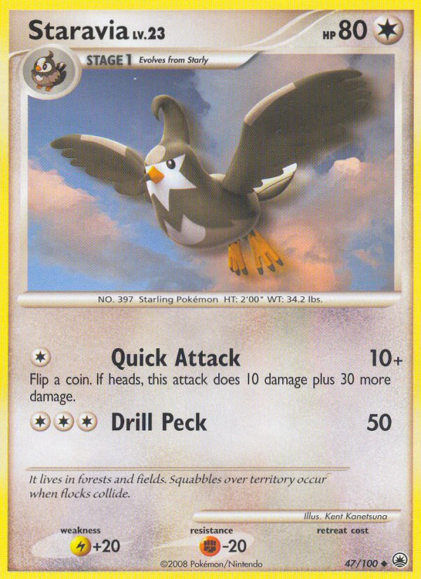 Staravia (47/100) [Diamond & Pearl: Majestic Dawn] | KingTCG.ca