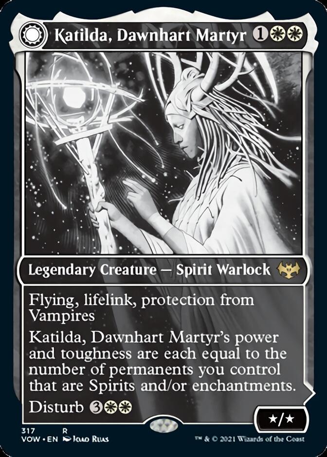 Katilda, Dawnhart Martyr // Katilda's Rising Dawn (Showcase Eternal Night) [Innistrad: Crimson Vow] | KingTCG.ca