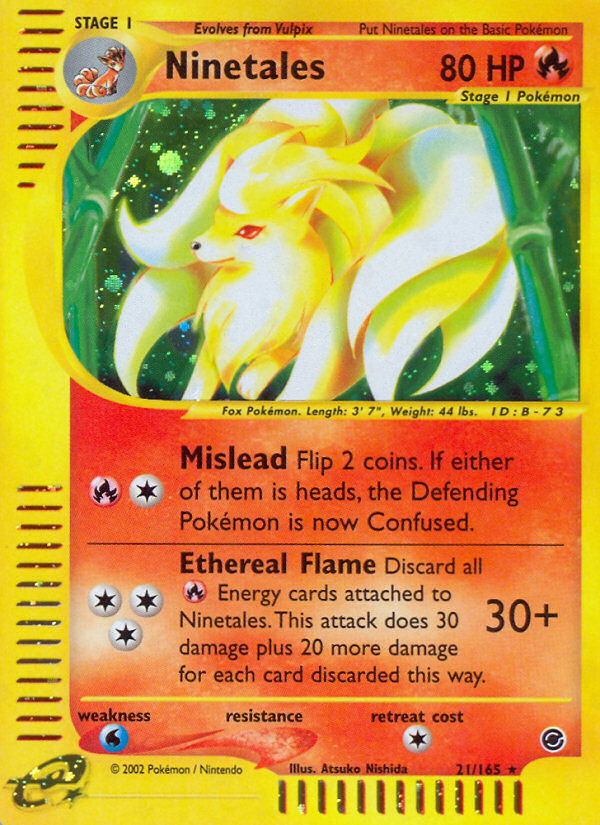 Ninetales (21/165) [Expedition: Base Set] | KingTCG.ca