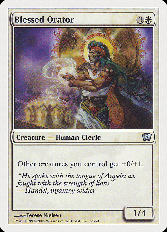 Blessed Orator [Ninth Edition] | KingTCG.ca