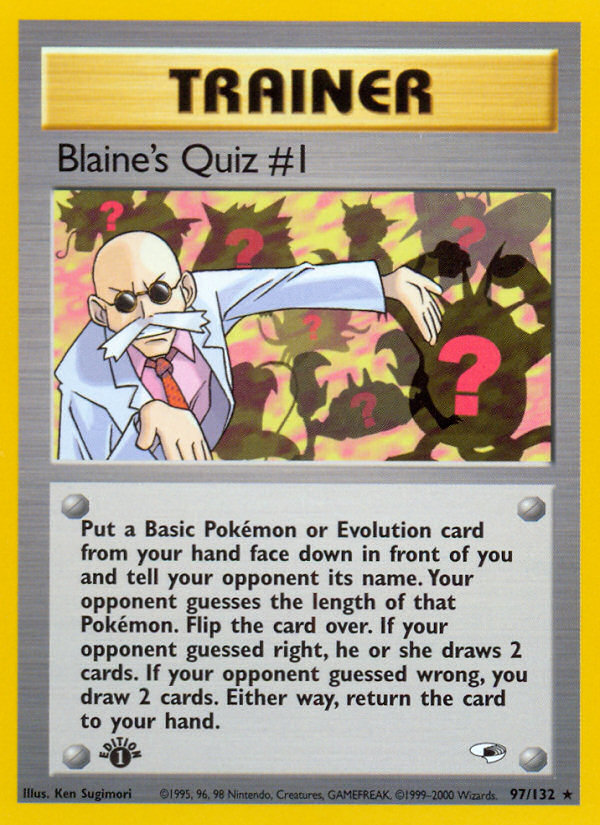 Blaine's Quiz #1 (97/132) [Gym Heroes 1st Edition] | KingTCG.ca